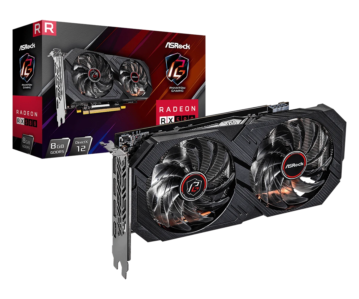ASRock AMD Radeon RX 580 Phantom Gaming Elite 8G
